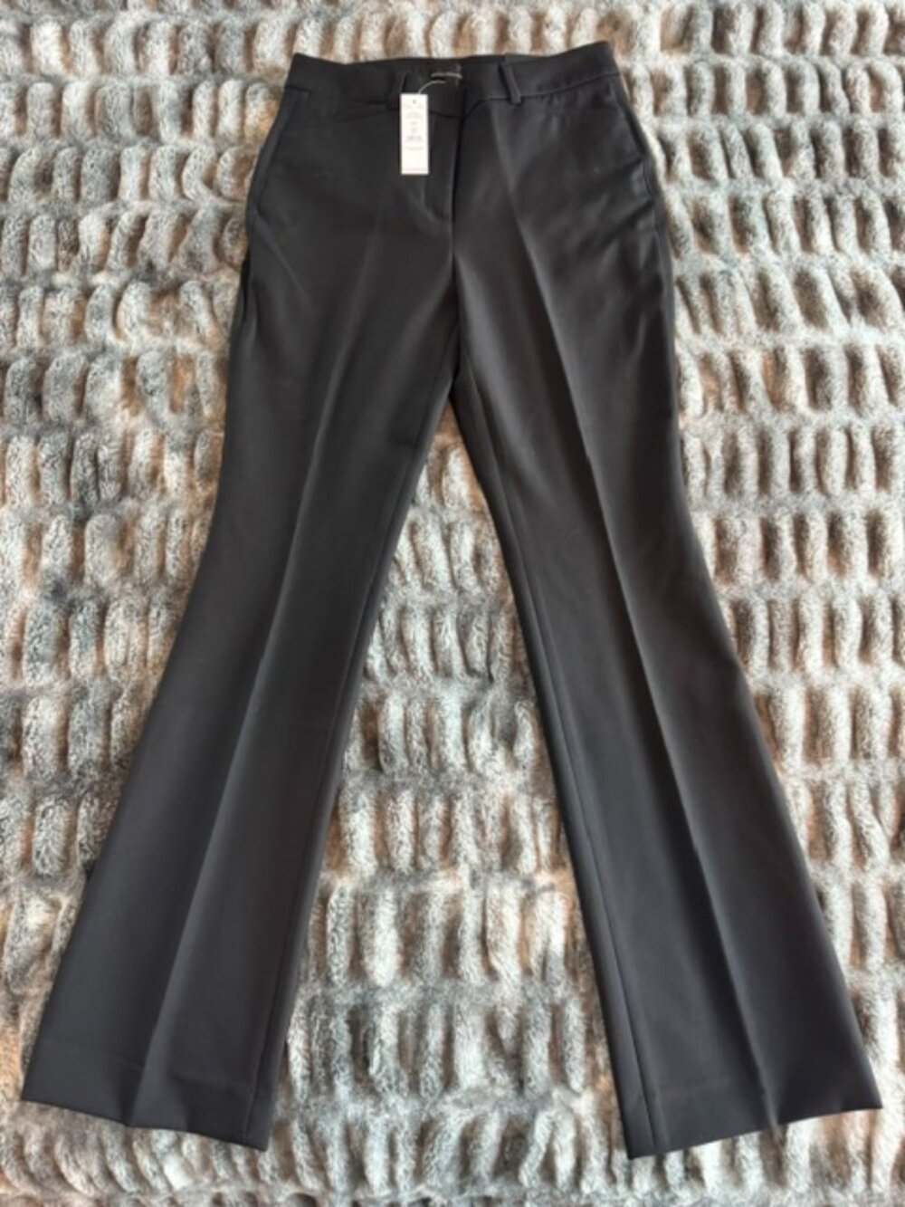White House Black Market Ines Slim Boot Pant Black Size 4R NWT